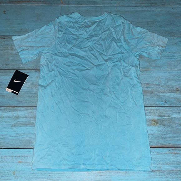 New Boys Large Nike JUST DO IT T-Shirt Short Sleeve Shirt 807308 435 - Picture 2 of 2